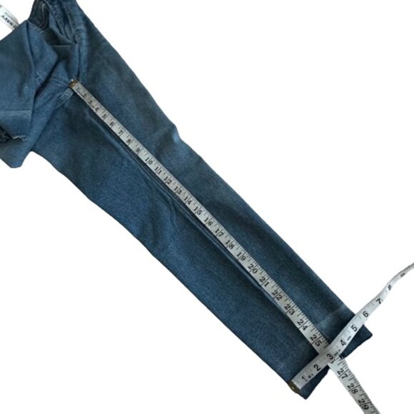 NWT Old Navy Women' Sz 8 Blue Denim Mid-Raise Rockstar Super Skinny Jean Pants - Picture 13 of 16